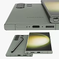 Samsung Green Smartphone With Multiple Rear Cameras Large Display And S Pen