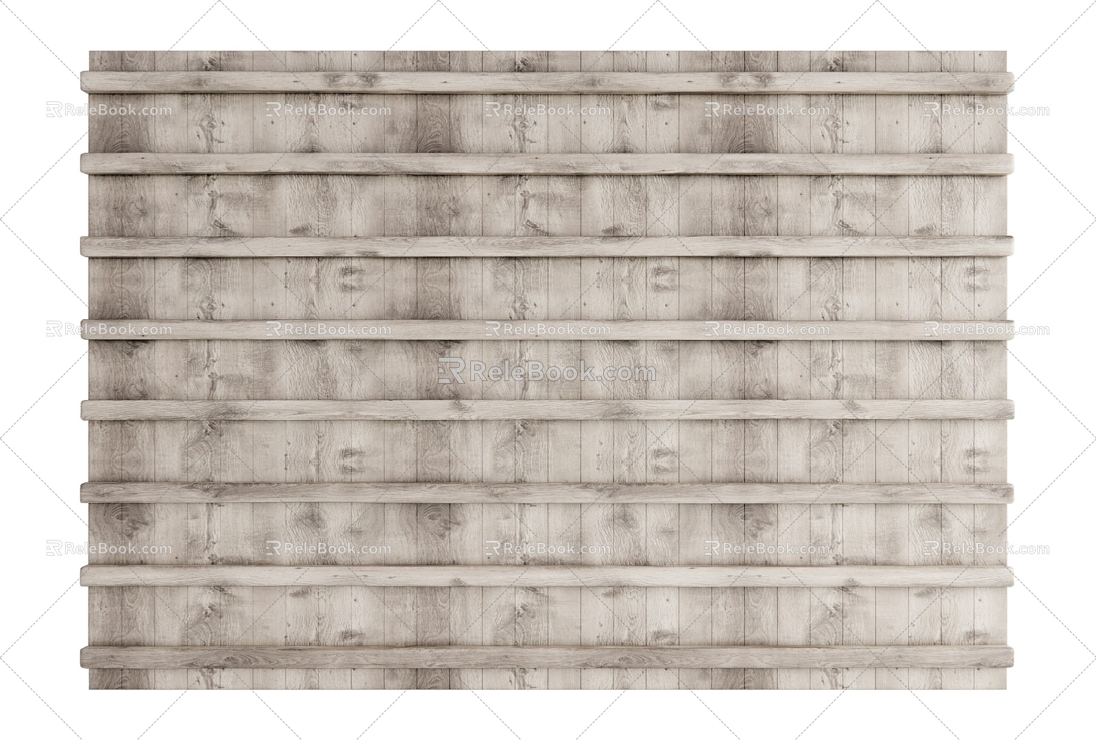 Quiet wood ceiling, wooden board, wooden beam 3d model