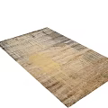 Square Carpet With Neutral Tones Abstract Textured Design Modern Minimalist Living Room Home Decor