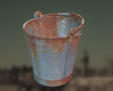 Barrel Iron Barrel Water Barrel Iron Barrel Rust 3d model