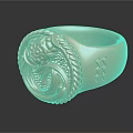 Exquisite Copper Colored Ring With Intricate Patterns And Decorative Details