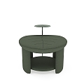 Modern Lovable Style Woolen Cloth Sofa Stool with Corner One-piece Design Flower Stool Leaf Stool Plant Style 3d model