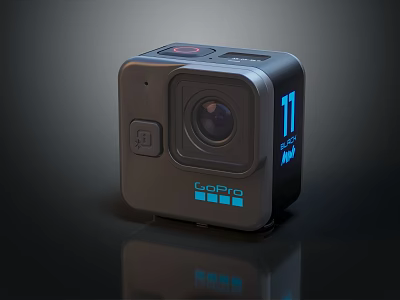 GoPro Hero 11 Action Camera With 4K 60 Video And Compact Black Design 3d model