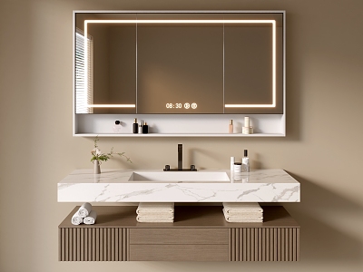 Modern Bathroom Cabinet Bathroom Basin Bathroom Ornaments model