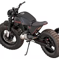 Benelli Black Motorcycle With Red Accents Black Seat And Wide Off Road Tires
