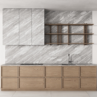 Japanese Cabinet Kitchen Cabinet 3d model