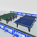 DHS Green And Blue Ping Pong Tables Sports Equipment For Indoor Games
