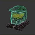 Sci-Fi Helmet Alien Helmet High Tech Helmet Game Helmet 3d model