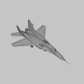 Camouflage Military Fighter Jet With Red Star And Number 29 Design