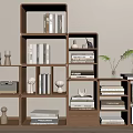 Modern Bookshelf 3d model