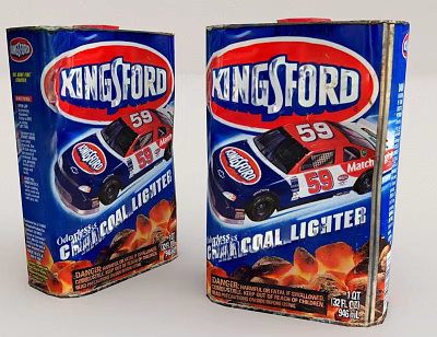 Kingsford Hardware Tools Instant Light Charcoal Coal Lighter With Racing Car Design Model 59 3d model