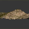 Natural Mountainous Landscape With Hilly Terrain Green Vegetation And Earthy Textures