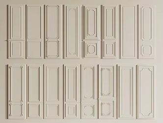Wall panel 3d model