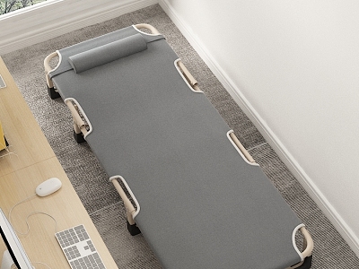 Modern Folding Bed Single Bed 3d model