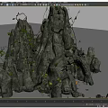 Mine cave mining cave ore cave game lowpoly39301461 3d model