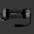 Modern Over Ear Headphones With Built In Microphone And Soft Comfortable Earpads