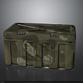 Camouflage Metal Weapon Case With Secure Latches And Tactical Design Features