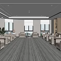 Modern Reception Room Reception Room 3d model