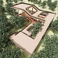 New Chinese Style Viewing Platform Landscape Platform Landscape Structure Mountain Viewing Platform 3d model
