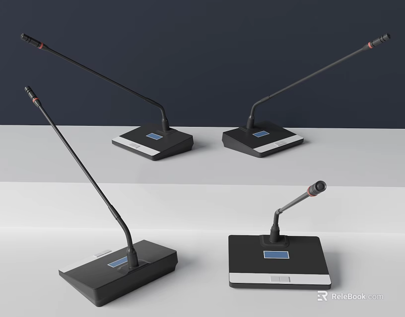 High Quality Headphones and Speakers with Wireless Connectivity and Modern Aesthetic Design 3d model 