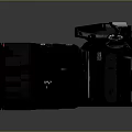 modern dslr camera dslr card machine digital camera 3d model