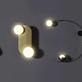 Modern Stylish Wall Sconces With Various Contemporary Designs For Home Lighting 3d model