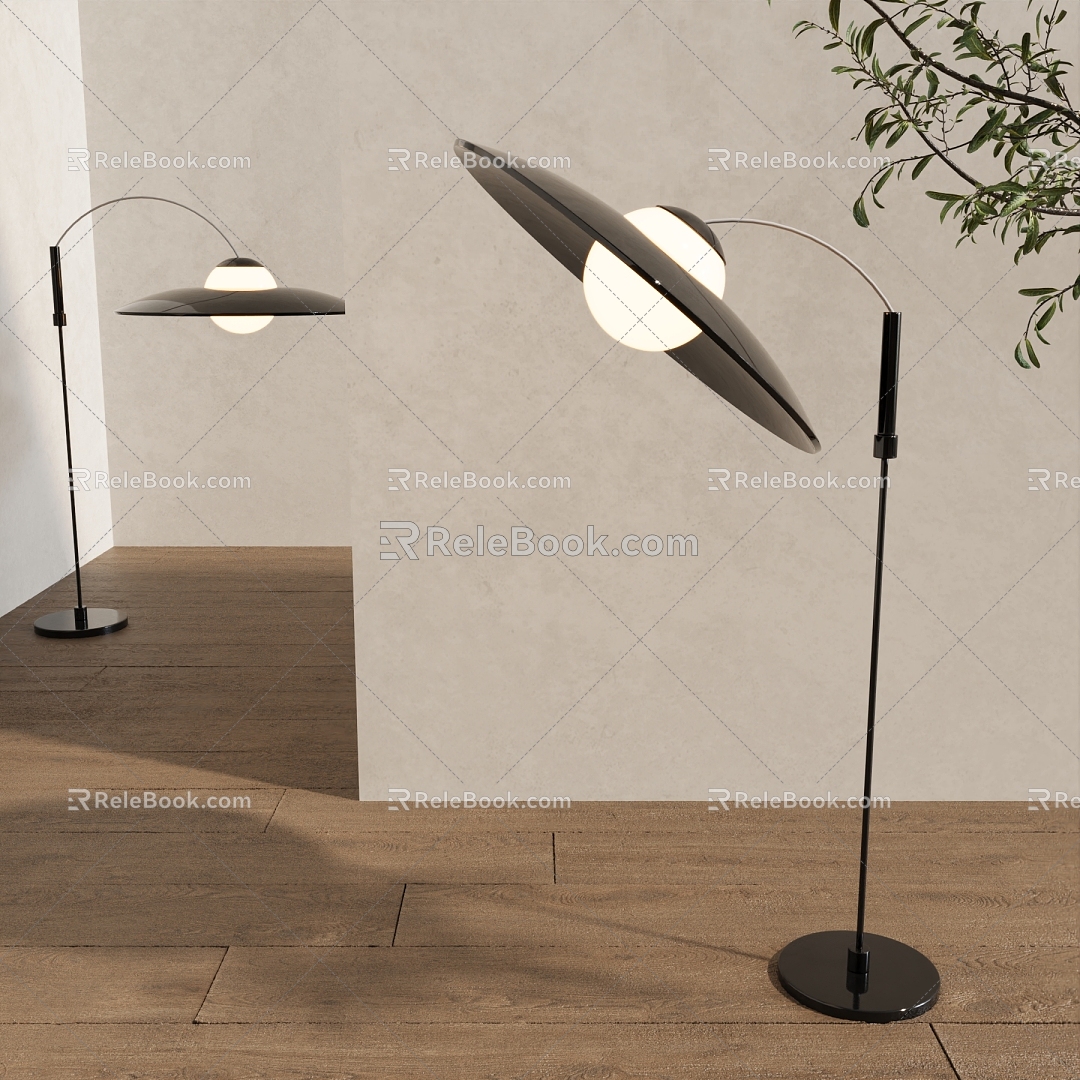 Modern Floor Lamp Fishing Lamp 3d model