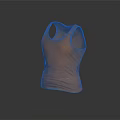 Beige Sleeveless Fitted Top with Simple Design and Soft Cotton Fabric