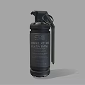 Detailed 3D Render of Model 2490 Fragmentation Hand Grenade Military Tactical Explosive Device
