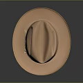 Peach Colored Wide Brimmed Hat Classic Design Soft Texture Stylish Accessory For Casual Wear