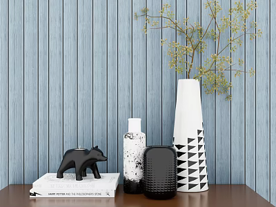 Modern decorations 3d model