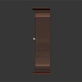Traditional Wooden Entryway Cabinet Sideboard With Carved Doors And Storage Space