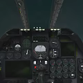 A10 Attack Aircraft Warthog Jet Fighter Ground Attack Aircraft 3d model