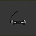 Modern Light Green Headphones With Soft Ear Cups Adjustable Headband And Microphone Design