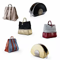 Stylish Assorted Bags With Tote Backpack Styles Canvas Leather And Zipper Handles