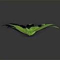 Lush Green Leaf Plant With Vibrant Healthy Foliage On Dark Background