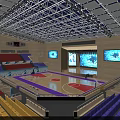 Modern Fitness Gym Interior With Advanced Workout Equipment And Training Zones