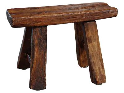 Bench Stool Chair Wooden Stool Wooden Chair Solid Wood Furniture Log Stool 3d model