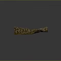 Detailed 3D Terrain Landscape with Mountain Ranges Green Vegetation Rivers and Sandy Areas
