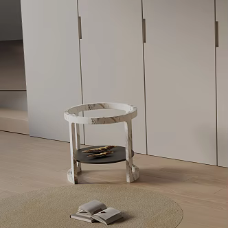 Modern bedside table 3d model