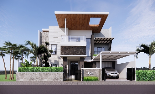 Modern Villa 3d model