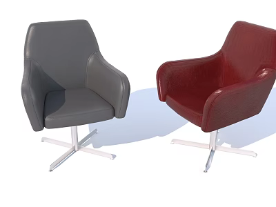 Modern Office Chair Leather Chair Swivel Chair 3d model Modern Office Chair Leather Chair Swivel Chair 3d model