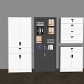 Modern File Cabinet File Cabinet Glass File Cabinet Folder 3d model