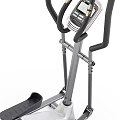 Modern Elliptical Trainer With Sturdy Frame Ergonomic Handles Non Slip Pedals For Home Fitness Equipment