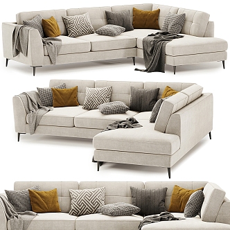 London Multiplayer Sofa 3d model