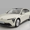 White SAIC MOTOR IM L7 Electric Car with Modern Sleek Body and Stylish Wheels