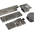 Natural Stone Stepping Stones For Garden Path With Various Shapes And Sizes