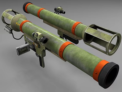Rocket Launcher Rocket Launcher Single Soldier Missile 3d model
