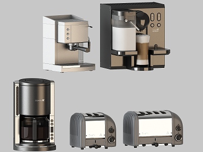 Coffee machine Bread machine Small appliances Kitchen appliances 3d model