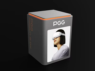 PGG Eye Massager Mall Counter with Quality Care and Product 3d model